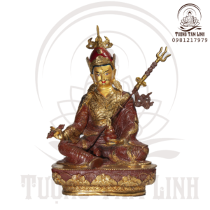 Tượng Đồng Ngài Liên Hoa Sanh Đồng Vẽ