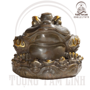 Tượng Đồng Cóc Ngậm Tiền