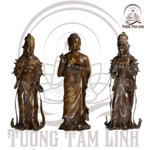 Tượng Đồng Tây Phương Tam Thánh