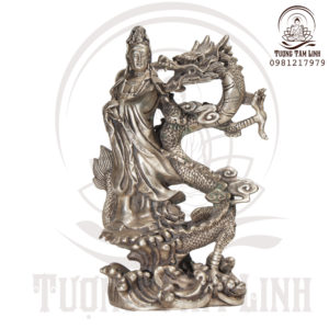 Tượng Đồng Quan Âm Nam Hải Cưỡi Rồng