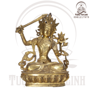 Tượng Đồng Văn Thù Sư Lợi – Size 30cm