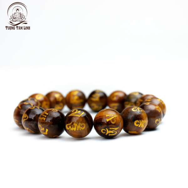 Vòng Mắt Hổ Khắc Om Mani Padme Hum 5